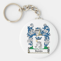 Sonin Family Crest Key Chain