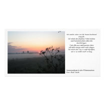 Sonnenaufgang in den Wümmewiesen fotokarten