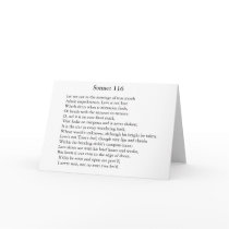 Sonnet 116 - Greeting Card