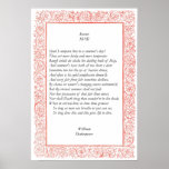 Sonnet # 18 by William Shakespeare Print