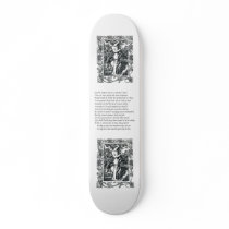 Sonnet # 18 by William Shakespeare Skate Board Deck