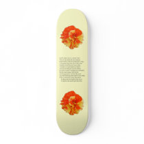 Sonnet # 18 by William Shakespeare Skate Board