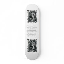 Sonnet # 18 by William Shakespeare Skate Board Deck