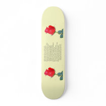 Sonnet # 18 by William Shakespeare Skate Deck