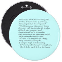 Sonnet # 20 by William Shakespeare Pinback Buttons