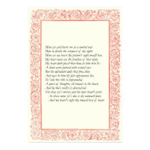 Sonnet # 46 by William Shakespeare Print