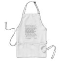 Sonnet # 4 by William Shakespeare aprons
