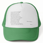 Sonnet # 5 by William Shakespeare hats
