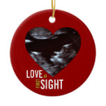 Sonogram Ornament - Love at First Sight ornaments