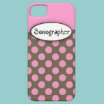 Sonographer iPhone 5 Case Pink Polka Dots casemate cases