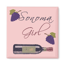 Sonoma Girl magnets by biscottimafia Sonoma Girl magnets