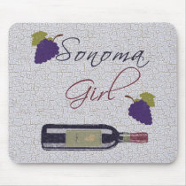 Sonoma Girl mousepads by biscottimafia Sonoma Girl mousepads