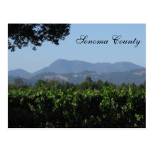 Sonoma Landscape ! Post Card