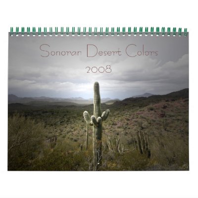 Sonoran Desert Calendar for 2008 by succulentem