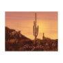 sonoran sunset with text postcard