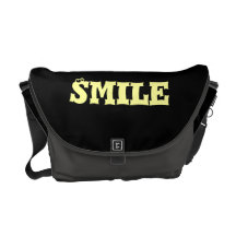 Sonrisa:) la bolsa de mensajero del carrito bolsas de mensajería