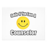 Sonrisa si usted ama a un consejero invitación