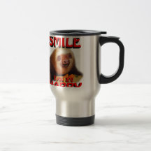 sonrisa si usted es feliz tazas de café