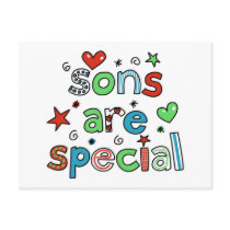 Sons are Special postcards by prawny Sons are Special postcards