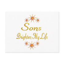 Sons Brighten My Life postcards by TLArnold5 Sons Brighten My Life postcards