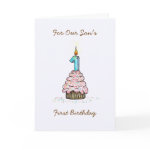 Son's First Birthday card