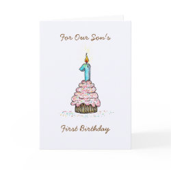 Son's First Birthday card