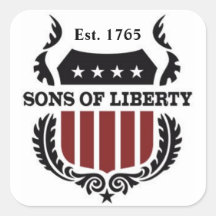 Sons of Liberty Sticker - Sheet of 6