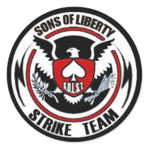 Söhne des Freiheits-Streik-Teams sticker by jlohlinger Söhne des Freiheits-Streik-Teams sticker