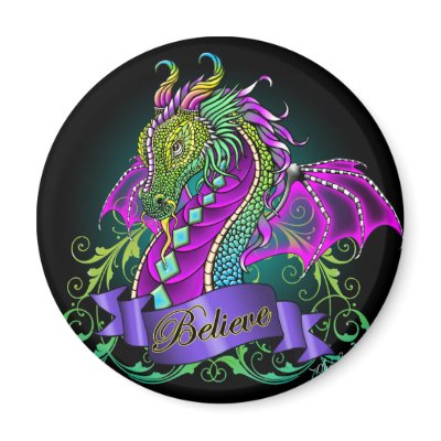 Sonya Believe Rainbow Dragon Magnet