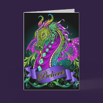 "Sonya" Rainbow Believe Dragon Art Card cards