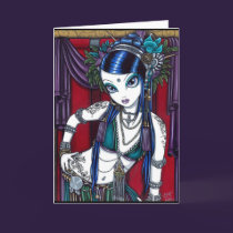 "Sonya" Tribal Fusion Belly Dancer Card cards