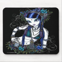 "Sonya" Tribal Fusion Belly Dancer Flower Mousepad by mykajelina "Sonya" Tribal Fusion Belly Dancer Flower Mousepad