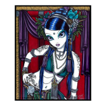 "Sonya" Tribal Fusion Belly Dancer Posters posters