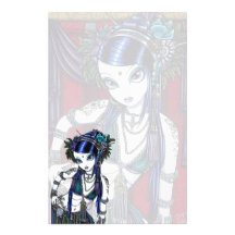"Sonya" Tribal Fusion Belly Dancer Stationery