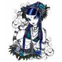 "Sonya" Tribal Fusion Belly Dancer Top t-shirts by mykajelina "Sonya" Tribal Fusion Belly Dancer Top t-shirts