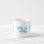 Soon to be daddy blue text mug mugs