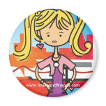 Soon to be famous, Miss O magnets