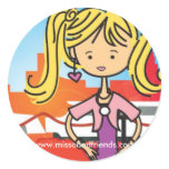 Soon to be famous, Miss O Round Stickers