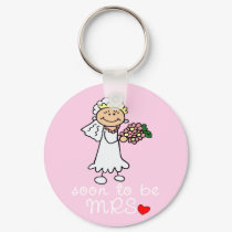 Soon to be MRS CUTE Stick Bride keychains by trendybridetees Soon to be MRS CUTE Stick Bride keychains