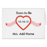 Soon-to-Be Mrs. T-shirts and Gifts Card