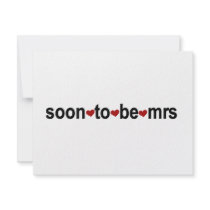 Soon To Be Mrs T-shirts and Gifts Invitation