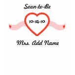 Soon-to-Be Mrs. Wedding Heart Shirts
