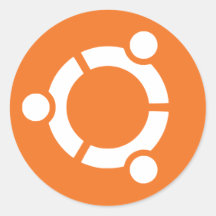 Soon Ubuntu Round Sticker