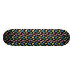 soopafriends allover (blackBG) skateboards