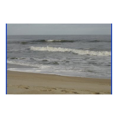 Soothing Day at the Beach Poster by libertydogtraining