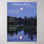 Soothing Silence Poem Poster posters