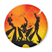 Soothing the Savage Beast Refrigerator Magnets