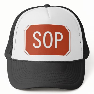 Sop Sign Mesh Hats by