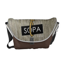 SOPA On A Rope Messenger Bag