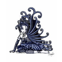 Sophia Blue Lace Fairy t-shirts by mykajelina Sophia Blue Lace Fairy t-shirts